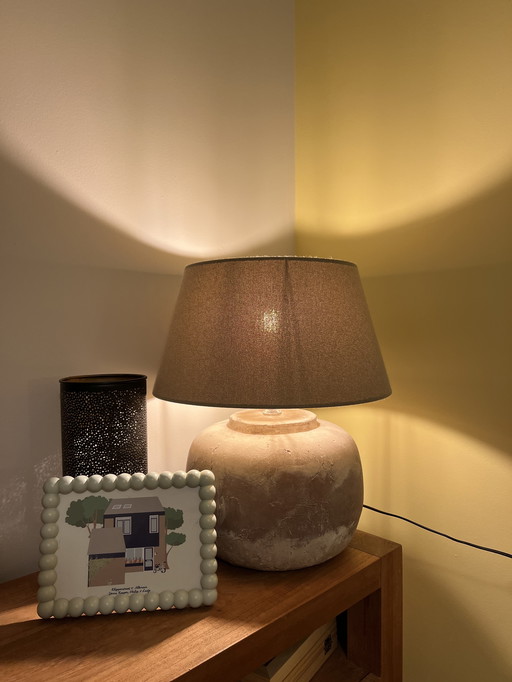 Vintage Keramieken Kruik Lamp