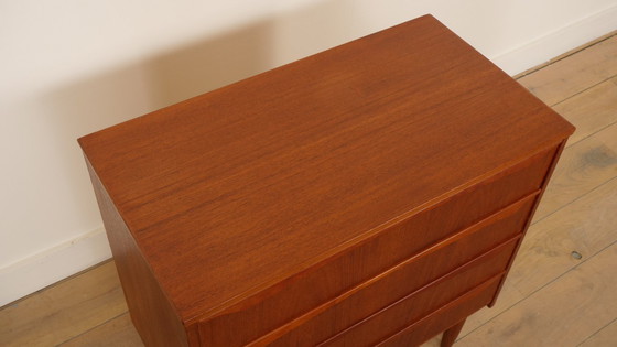 Image 1 of Cassettiera danese vintage a 4 cassetti in teak