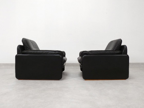 De Sede DS61 Sessel - schwarzes Leder, Vintage (Foto 4 von 15)