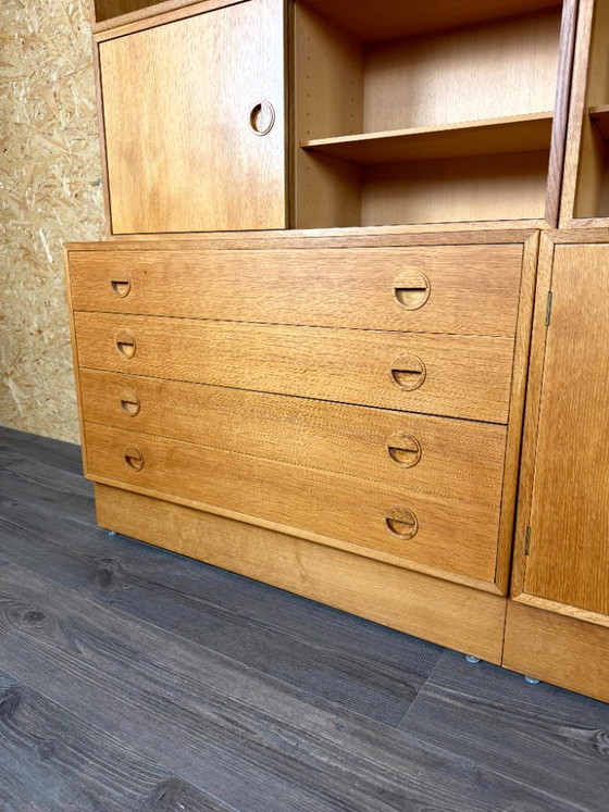 1960s/70s Teak Shelving System Wall Unit Bookshelf From HG Furniture Denmark – Bookcases, Wood (photo 17 of 21)