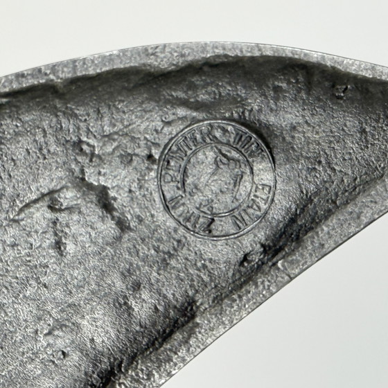 Image 1 of Mid Century Design tinnen wandvogel, 1970