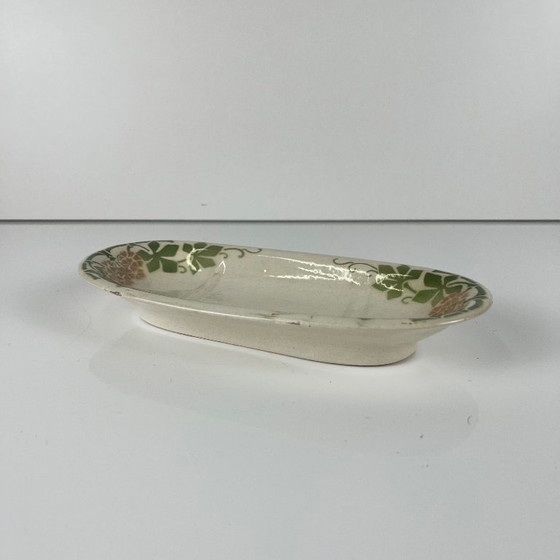 Image 1 of KG Lunéville zeepbakje, model "Phlox", met bloemmotief, midden 20e eeuw.