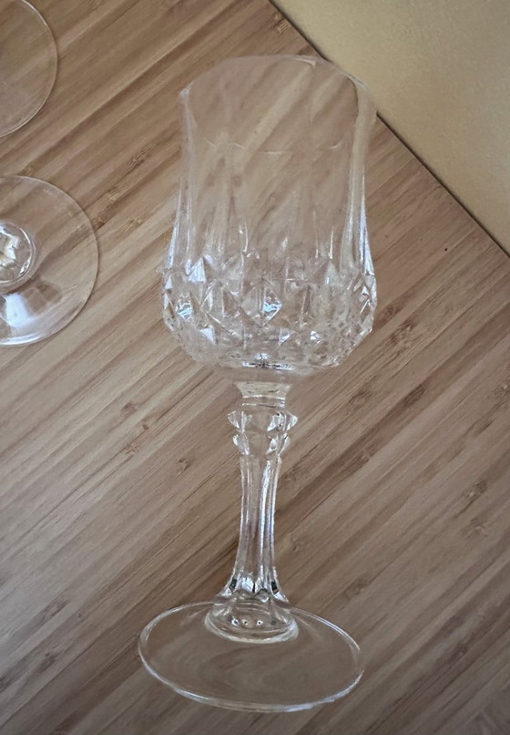Image 1 of 11 bicchieri vintage "Longchamp" in Cristal d'Arques da 16 cl