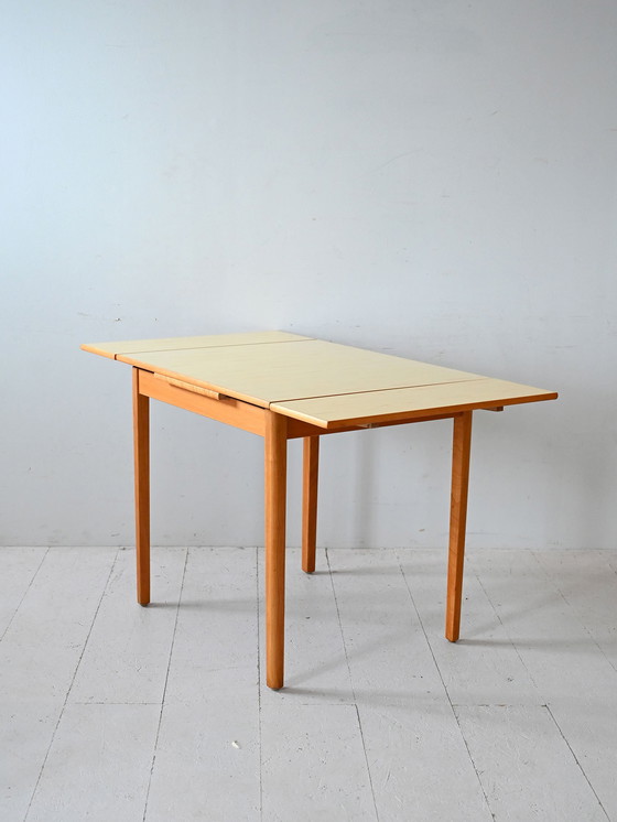 Image 1 of Vintage Scandinavian Formica Dining Table