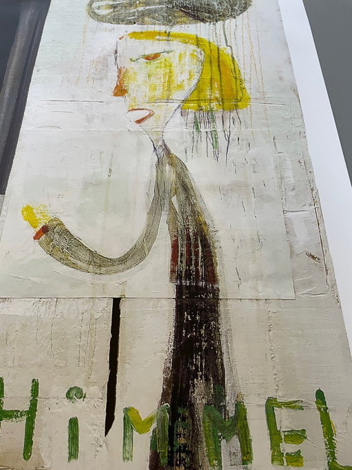 Yoshimoto Nara, Untitled (after overpainting), 1987-1997, copyright Yoshitomo Nara, 2024, Printed in Germany