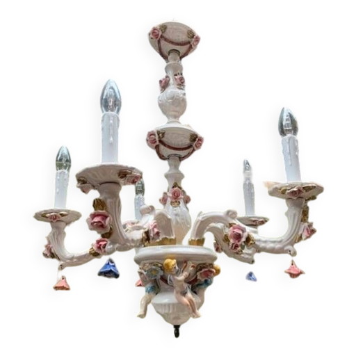 Lustre de Capodimonte. – kroonluchters, Porcelain