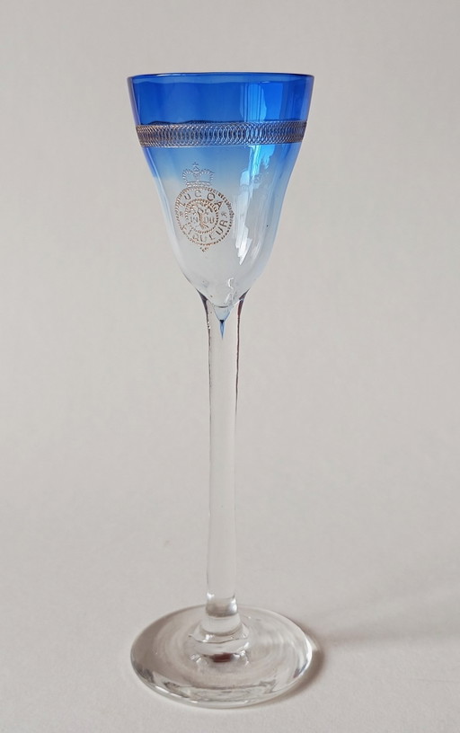 Koloman Moser Lucca Liqeur Art Nouveau/ Art Nouveau Glass Meyr's Neffe Vienna 1900