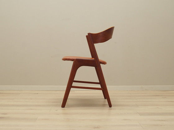 Image 1 of Set van vier teakhouten stoelen, Deens ontwerp, 1970S, Vervaardiging: Korup Stolefabrik