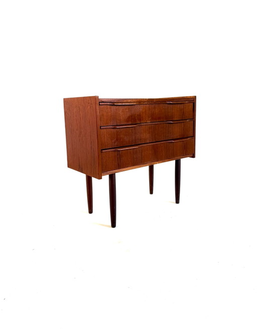 Commode vintage en teck danois des années 60