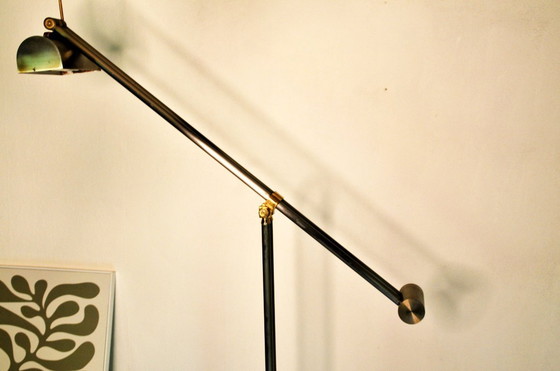 Image 1 of Swiss JJS Gland adjustable design floor lamp with counterweight (ca. 1970/80)