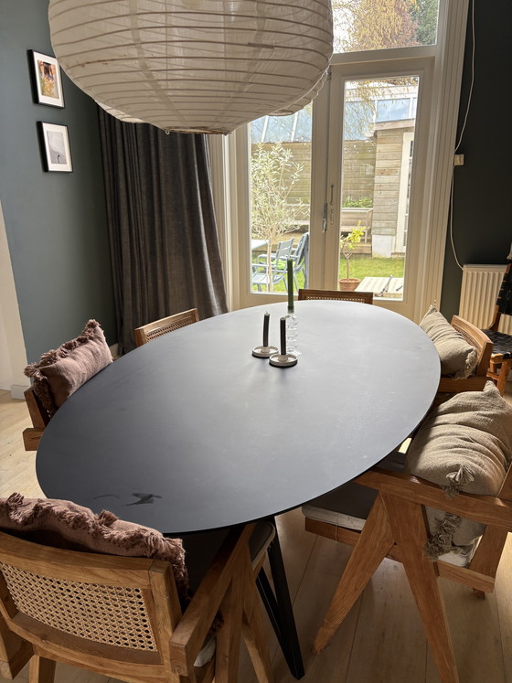 Image 1 of Studio Henk HPL ovale eettafel 220cm