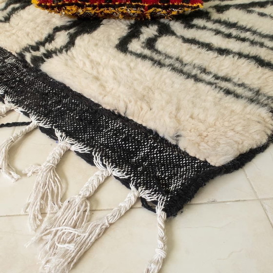 Image 1 of Tapis en laine pure fait main traditionnelle länge 2/3 m