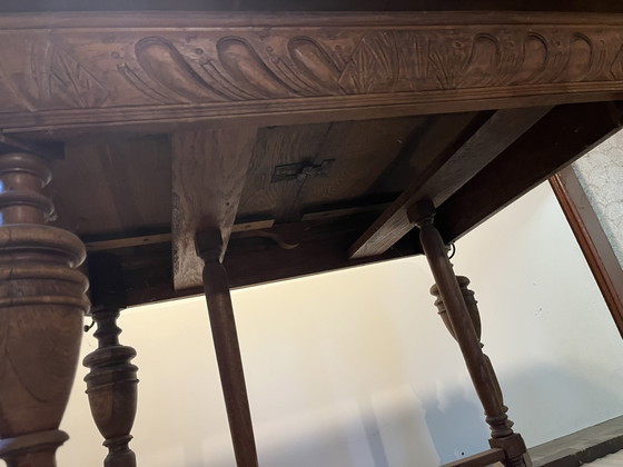 Tavolo Rovere Antico 80x100cm / 72cm Alto - Teste di Leone – Tavoli, Metal, Wood (photo 5 of 8)