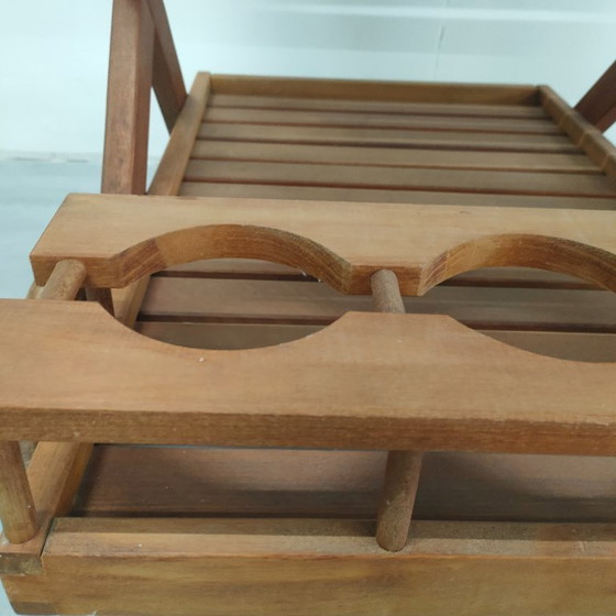 Image 1 of Woonkamer trolly serveerwagen (hardhout, vintage/retro)