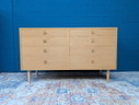 Cassettiera vintage in rovere, Borge Mogensen, design danese degli anni '60