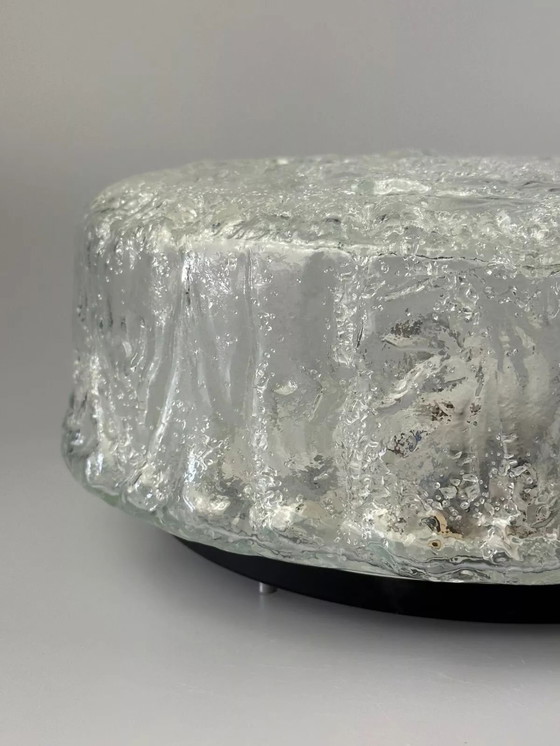 Image 1 of 60er 70er Jahre Deckenlampe Glashütte Limburg Germany Plafoniere Space Age