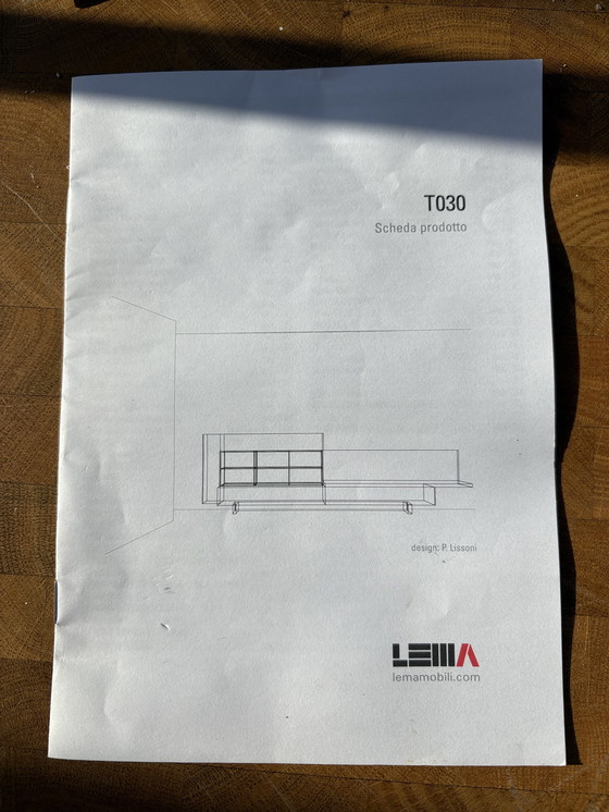 Image 1 of Italian LEMA Wall Cabinet in the Color Anthracite