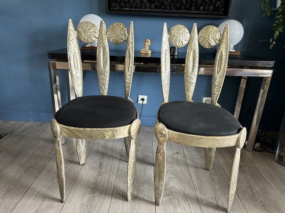 Image 1 of metalen stoel van nicolas blandin