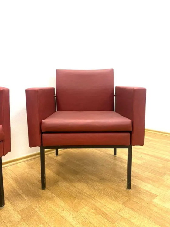 Image 1 of Pair of Retro Industrial Armchairs, 1970s, Czechoslovakia