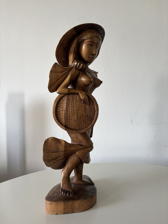 Small Wooden Statue – Sculpture (photo 4 of 7)