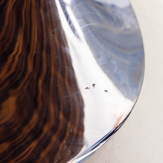 Image 1 of Paire de fauteuils pivotants en osier vintage