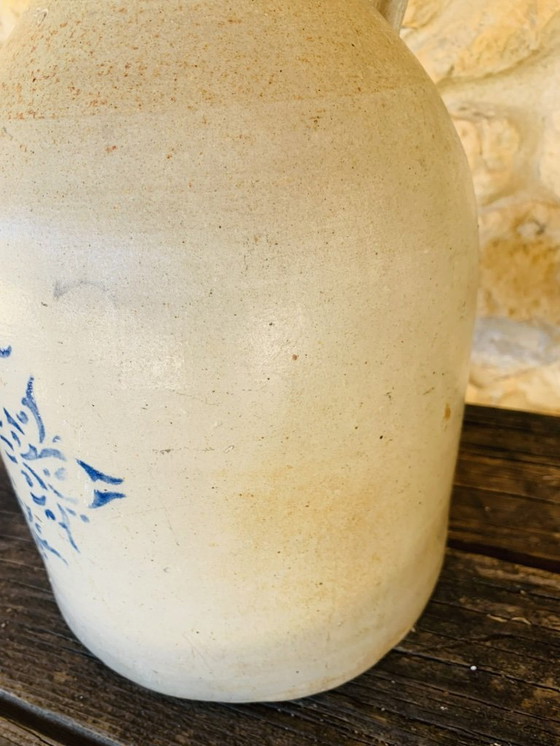 Image 1 of Antica brocca in gres da 2 g con fiocco di neve, F. H. Cowden, Harrisburg, 1880 ca.