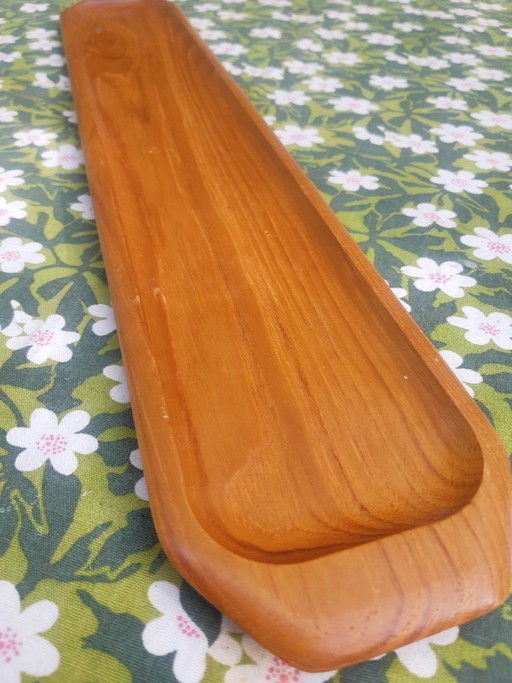 Teak tablet Karl Holmberg midcentury 