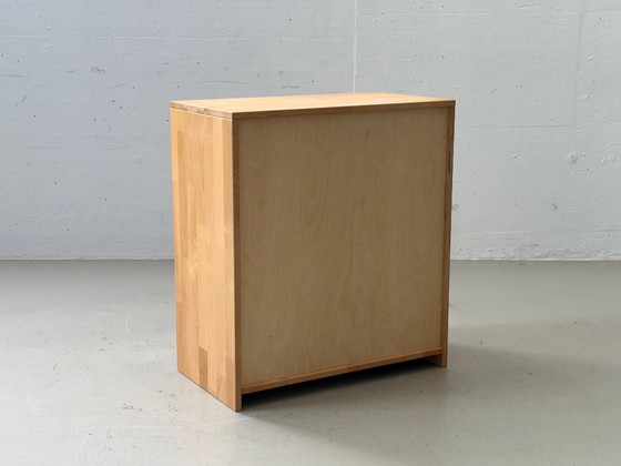 Solid Wood Chest of Drawers – 5 Drawers, Beech Look (photo 13 of 14)