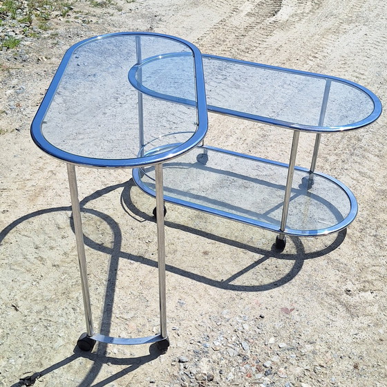 Image 1 of Credenza anni '70 in metallo cromato