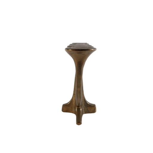 Candelabro brutalista grande de bronce, 7 brazos, 36 cm – kandelaars en kaarsen, Bronze (photo 2 of 7)