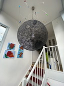 Moooi zwarte hanglamp 80cm (nieuwprijs Euro 1.099)