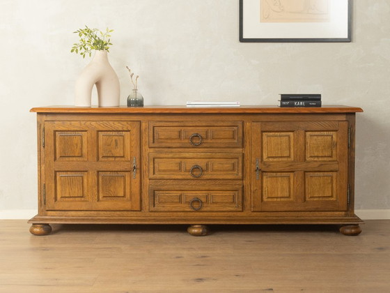 Brutalistisches Sideboard, 1960er Jahre, Holz, Braun (Foto 2 von 9)