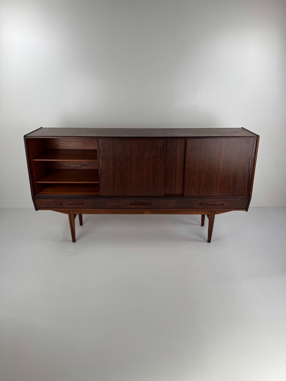 Image 1 of Ærthøj Jensen & Mølholm Rosewood Sideboard – Danish Craftsmanship with Hidden Bar