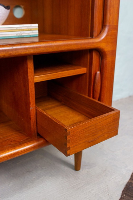 Image 1 of Mobile per dischi vintage, cassettiera, credenza Dyrlund, teak, metà secolo