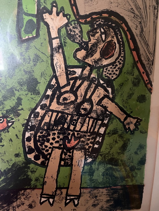 Corneille, "El diálogo con el árbol", 1970.