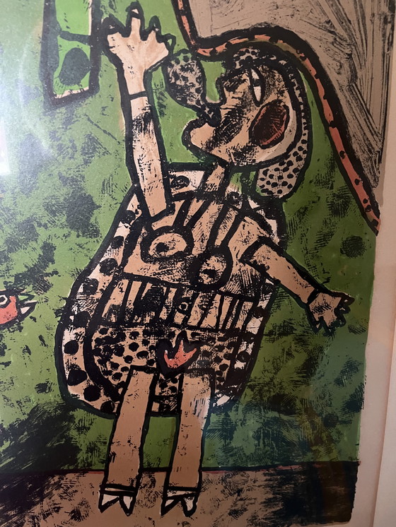 Image 1 of Corneille, "El diálogo con el árbol", 1970.