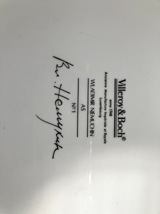 Image 1 of Vladimir Njemuchin - Villeroy & Boch - insegna a muro costruttivista 1991