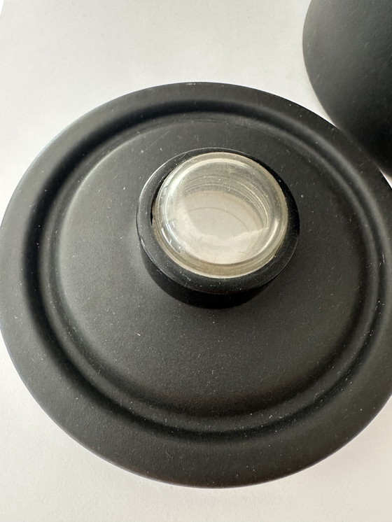 Image 1 of Arabia Finel koffiepot + percolator kleur mat zwart VINTAGE