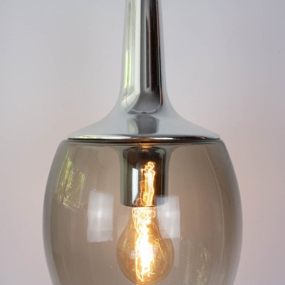 Suspension vintage Peill & Putzler en forme de goutte, Allemagne, années 1960 – Metal, Glass (photo 13 of 15)
