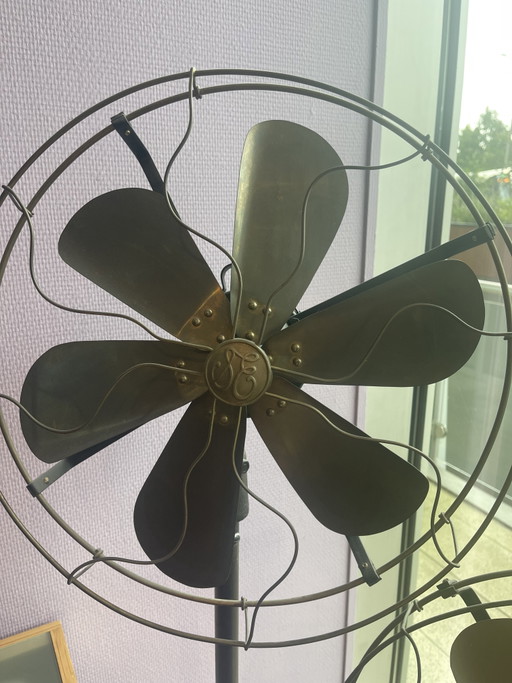 Antique fans (3)