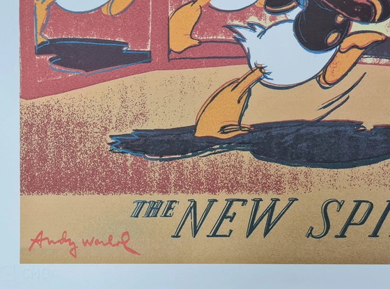 Image 1 of D'après Andy Warhol, Donald Duck, années 1980, lithographie