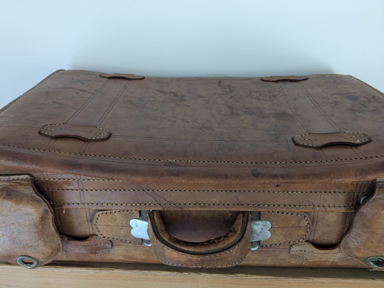Image 1 of valise en cuir vintage