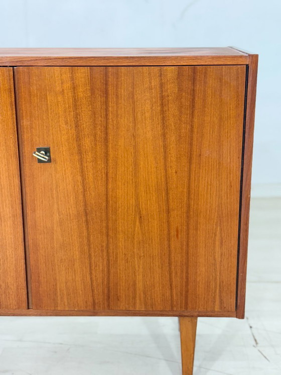 Buffet en teck style années 60 | Commode style années 60 | Design allemand | Meuble TV – Wood (photo 6 of 10)