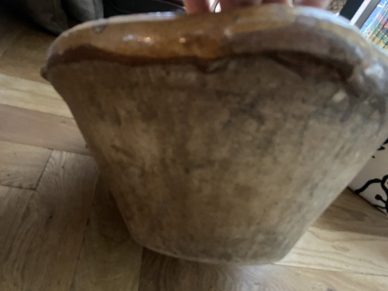 Image 1 of Gran cuenco para espumadera de Francia del siglo XIX