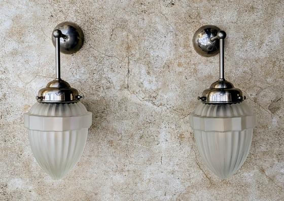 Image 1 of Set von Art-Deco-Wandlampen
