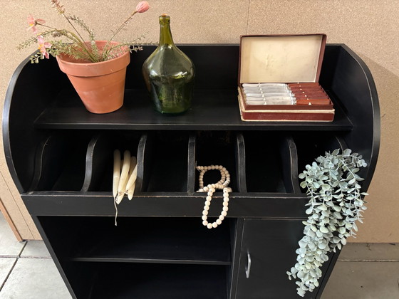 Credenza da drogheria vintage / credenza con vetrina / armadio – Credenze con vetrina, Legno (photo 3 of 7)
