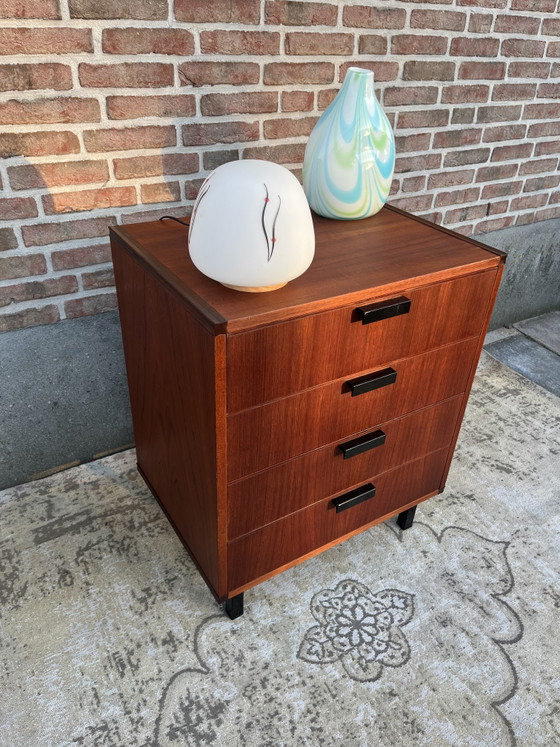 Image 1 of Vintage Made to Measure ladenkast met 4 laden door Cees Braakman voor Pastoe,