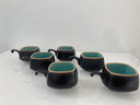 Ensemble de six tasses à thé japonaises modernes