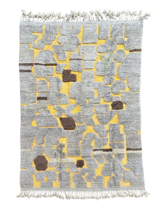 Image 1 of Marokkaans Mrirt-kleed 190x300 cm | Handgemaakt wollen vloerkleed