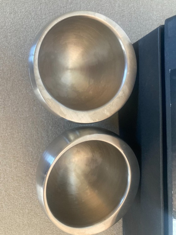 Image 1 of Set di 2 ciotole per bevande modello "Balance" di Carl Mertens - Acciaio inossidabile